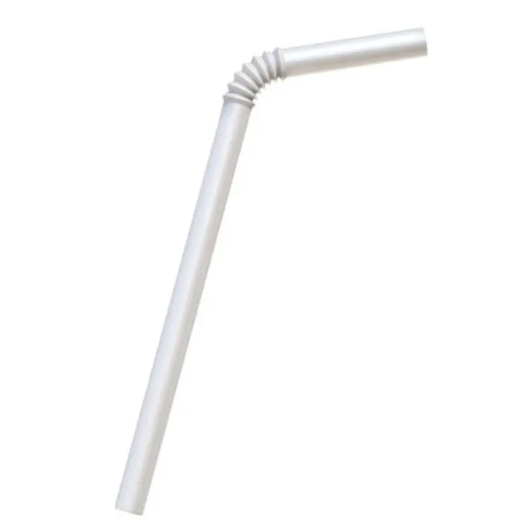 White Bendable Plastic Straws (Pack of 100 Pcs) – Primex Tissues